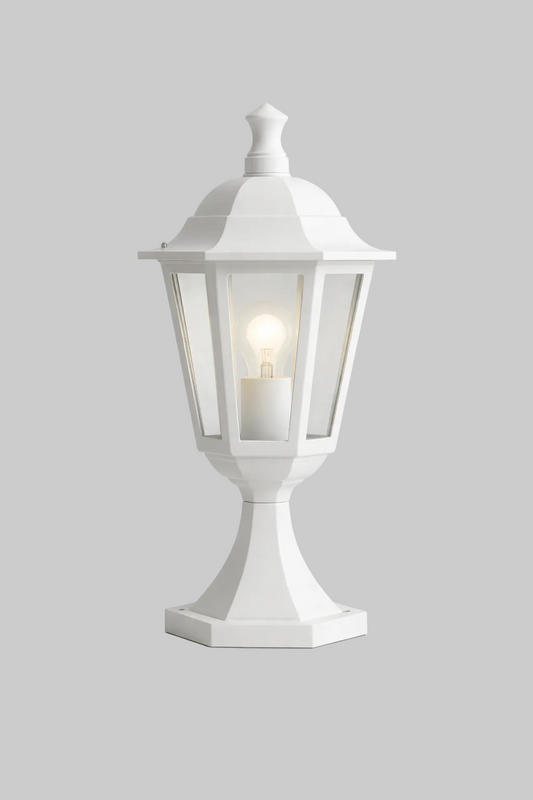 Top wall lantern light with E27 base lamp