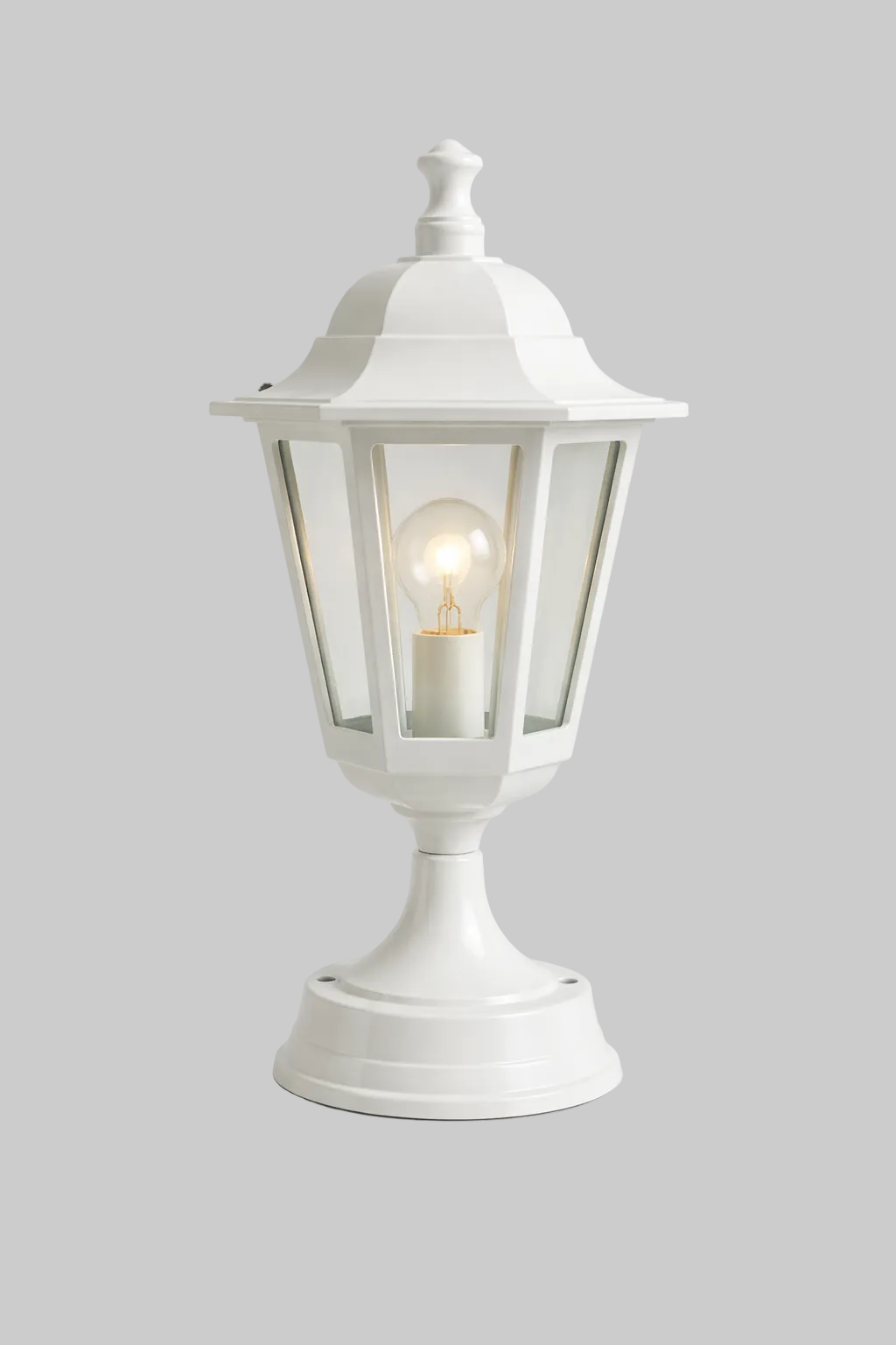 Top wall lantern light with E27 base lamp