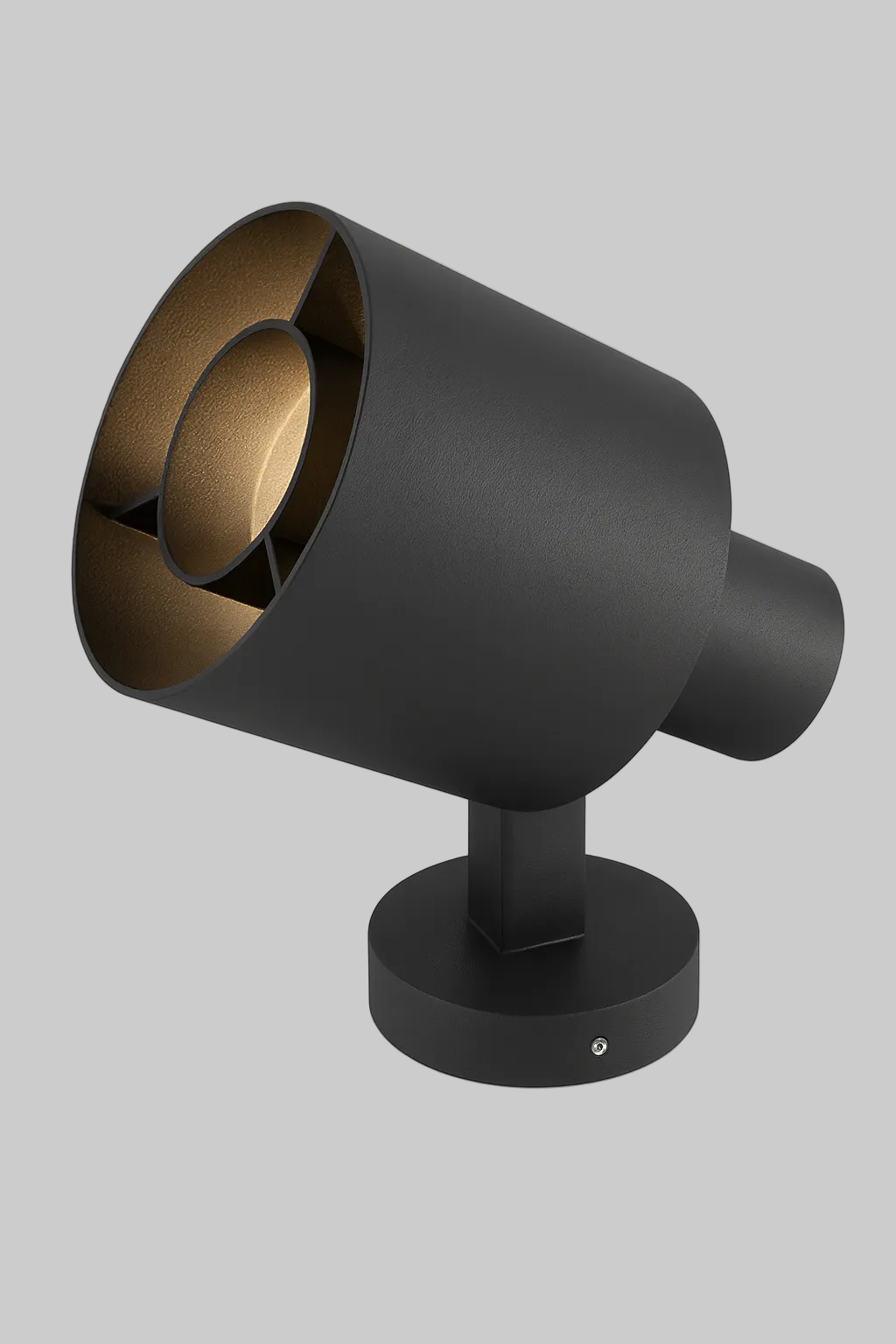 Black wall bracket light fixture