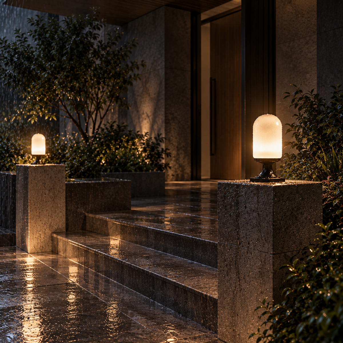 Top wall light fixture