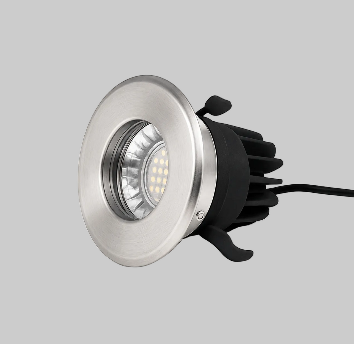 Stainless steel recessed spot light with COB/SMD base lamp