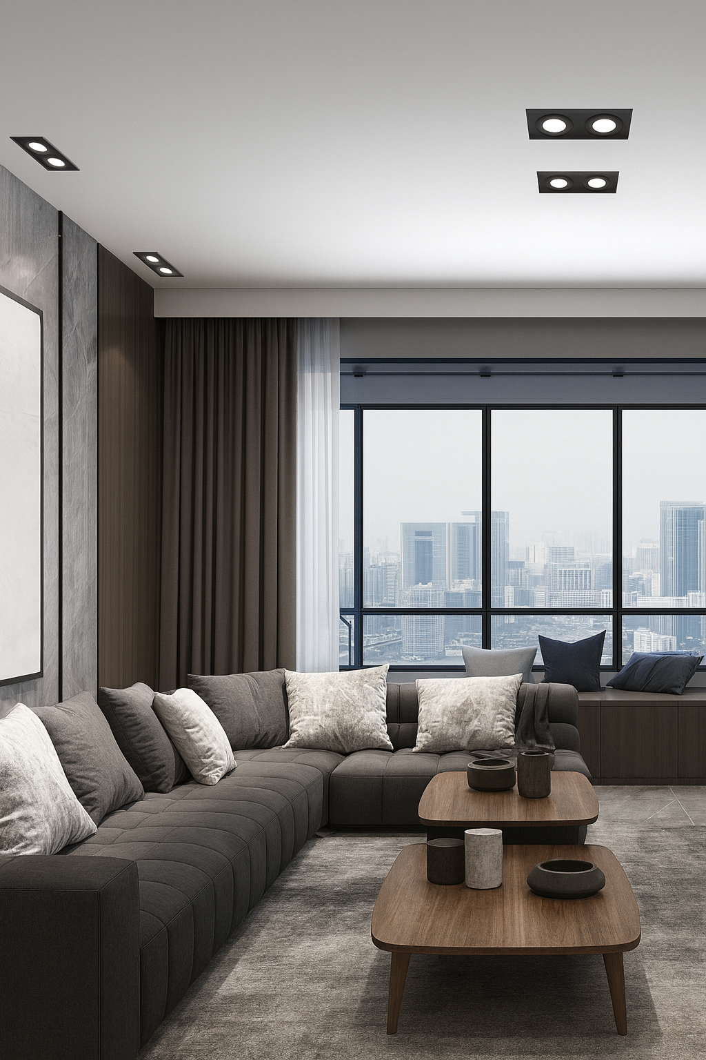 Application image foe the square frame spotlight 