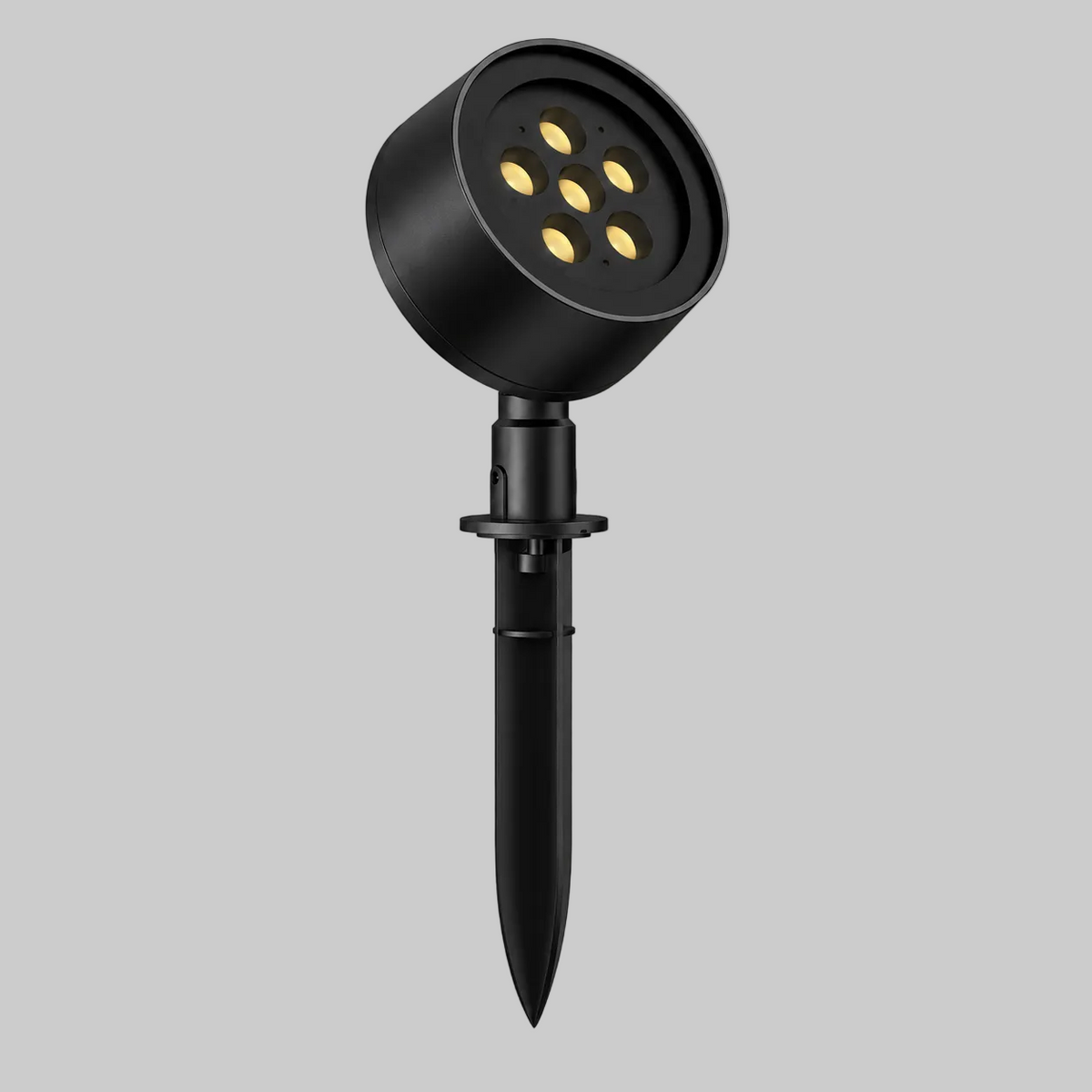 LED landscape spike light fixture with COB lamp source 