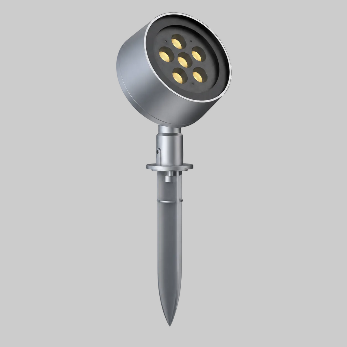 LED landscape spike light fixture with COB lamp source 