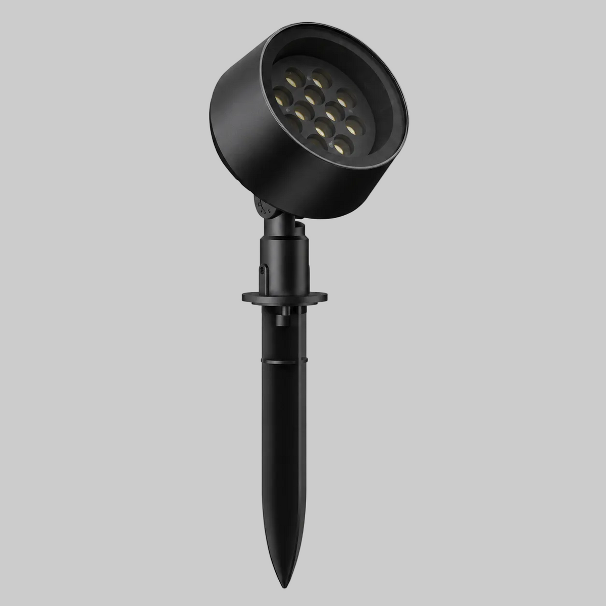 LED landscape spike light fixture with COB lamp source 