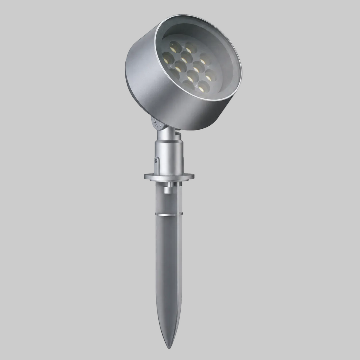 LED landscape spike light fixture with COB lamp source 