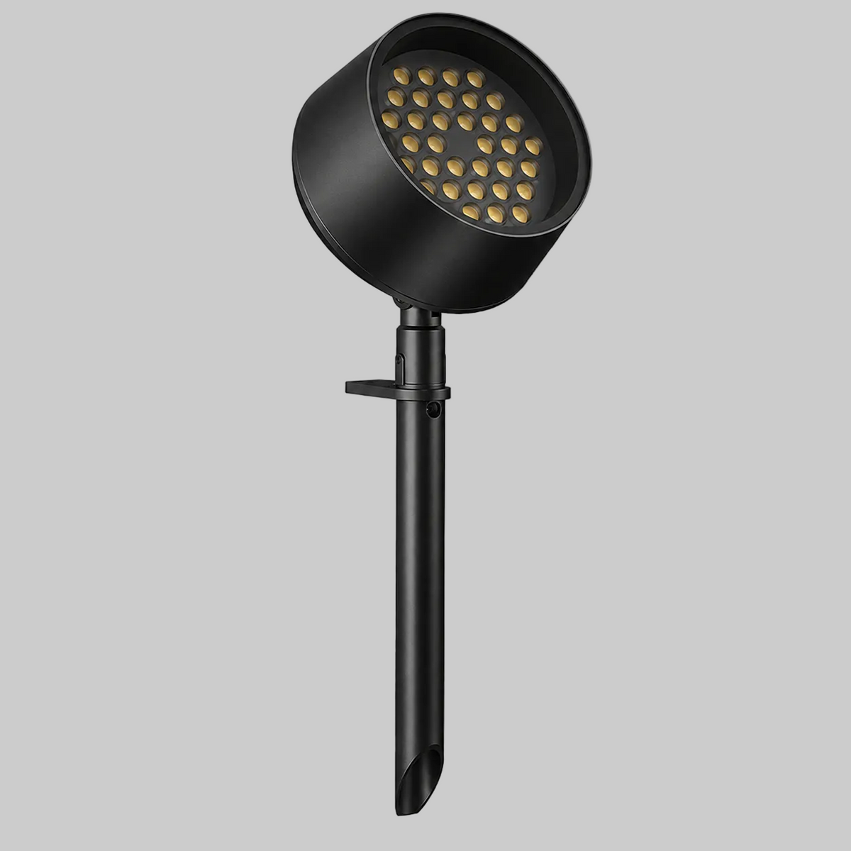 LED landscape spike light fixture with COB lamp source 