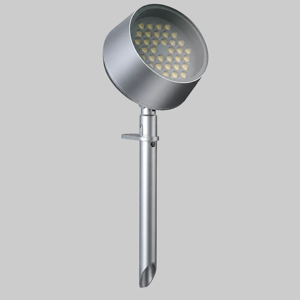 LED landscape spike light fixture with COB lamp source 