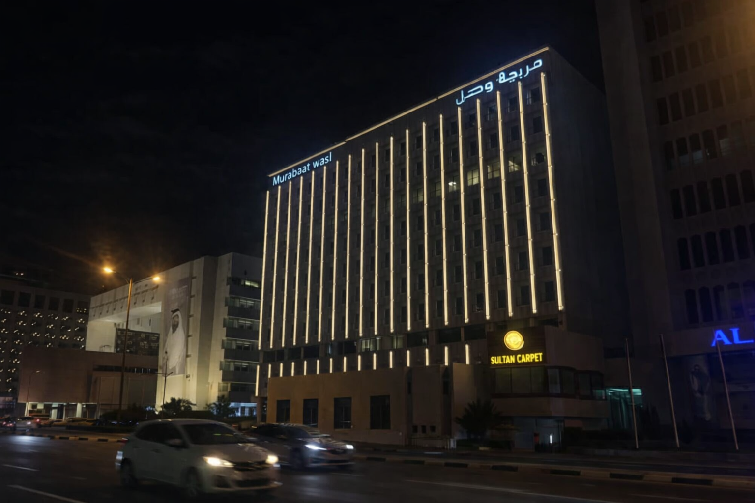 Muraba at wasl lighting at dubai UAE