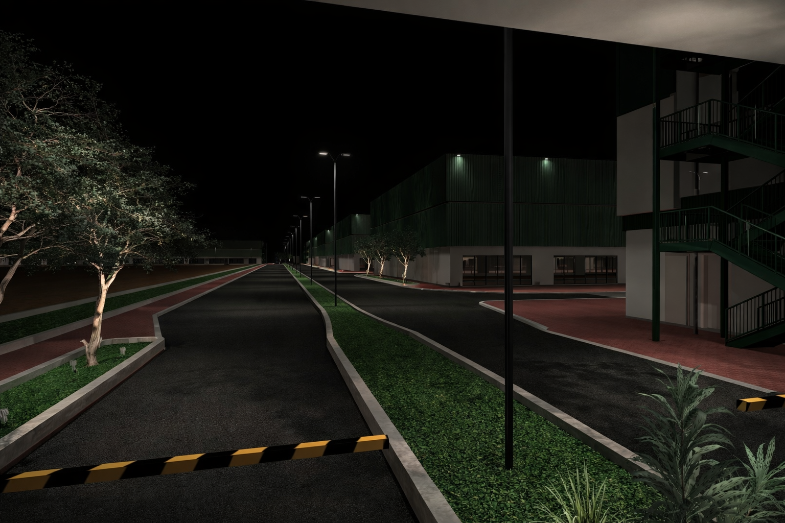 Nad Al Hamar Showrooms Lighting Design at Duabi, UAE