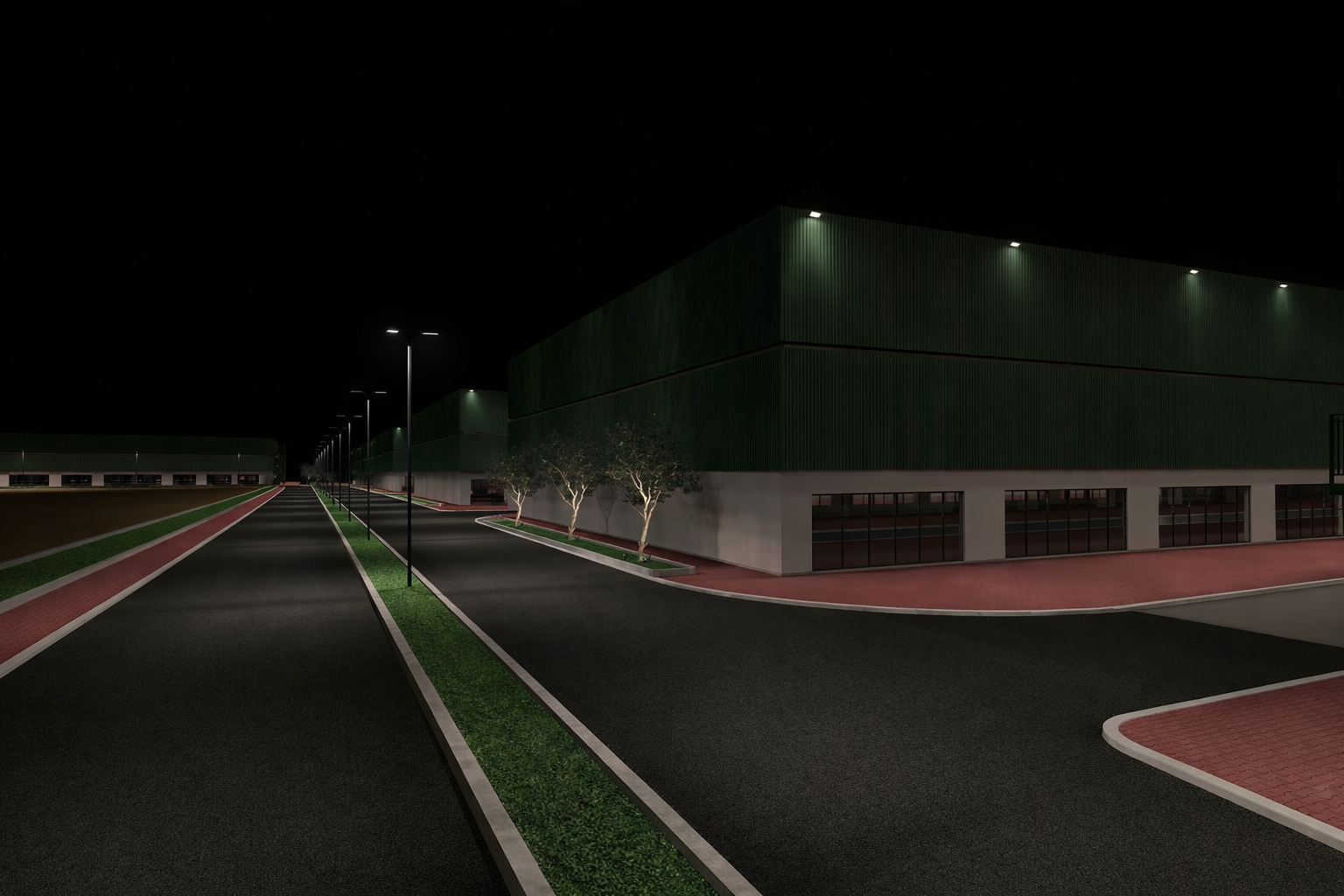 Nad Al Hamar Showrooms Lighting Design at Dubai, UAE