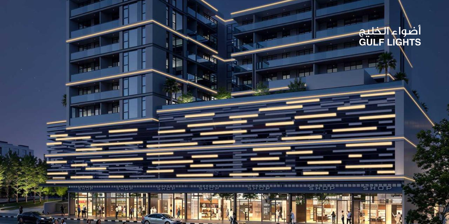 Nad Al Sheba Building Lighting at Dubai, UAE