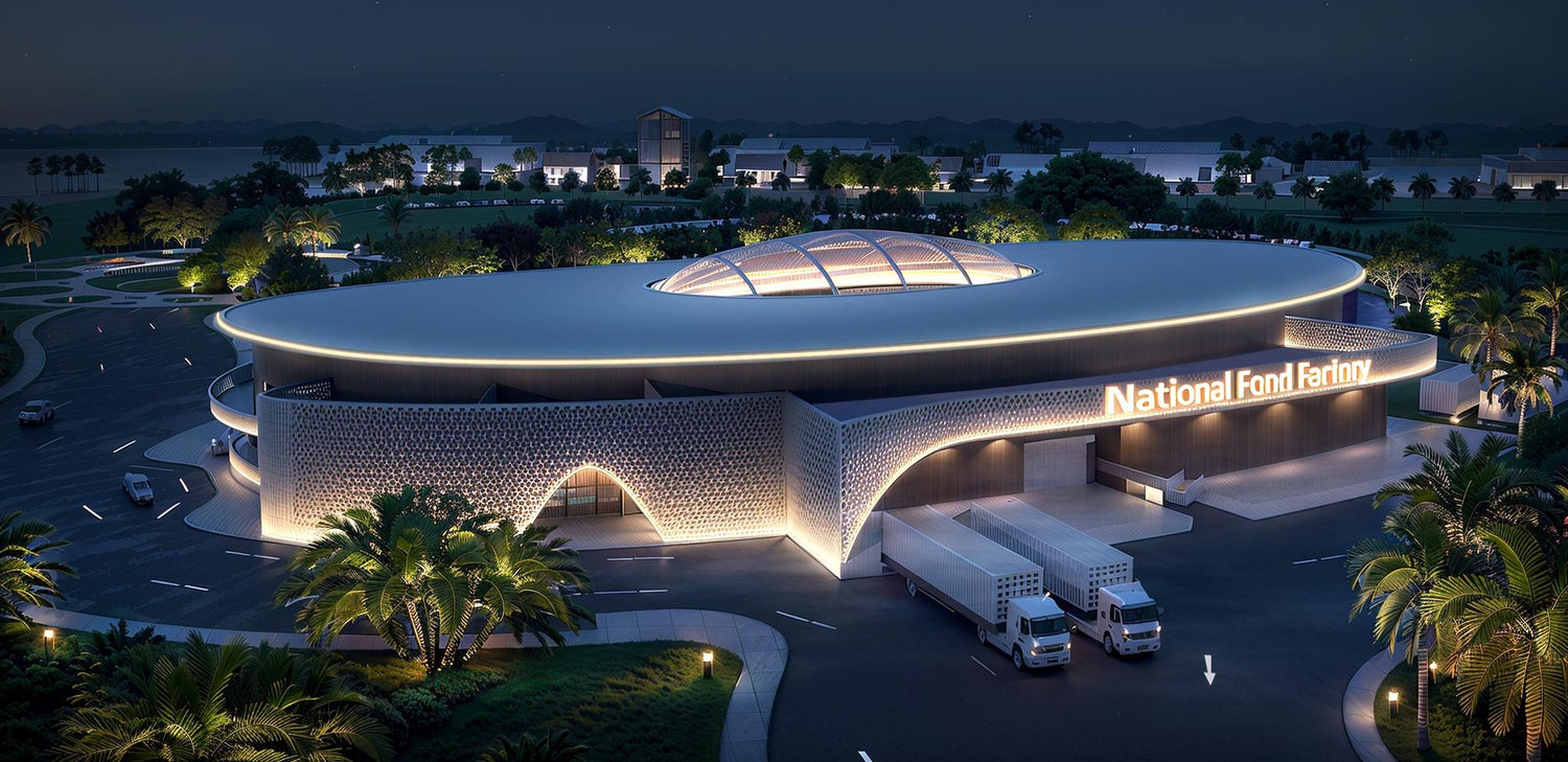 National Food Factory HQ Lighting at Sharjah UAE 