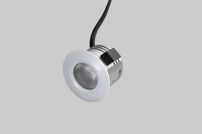 White recessed mini spotlight with COB/SMD base lamp