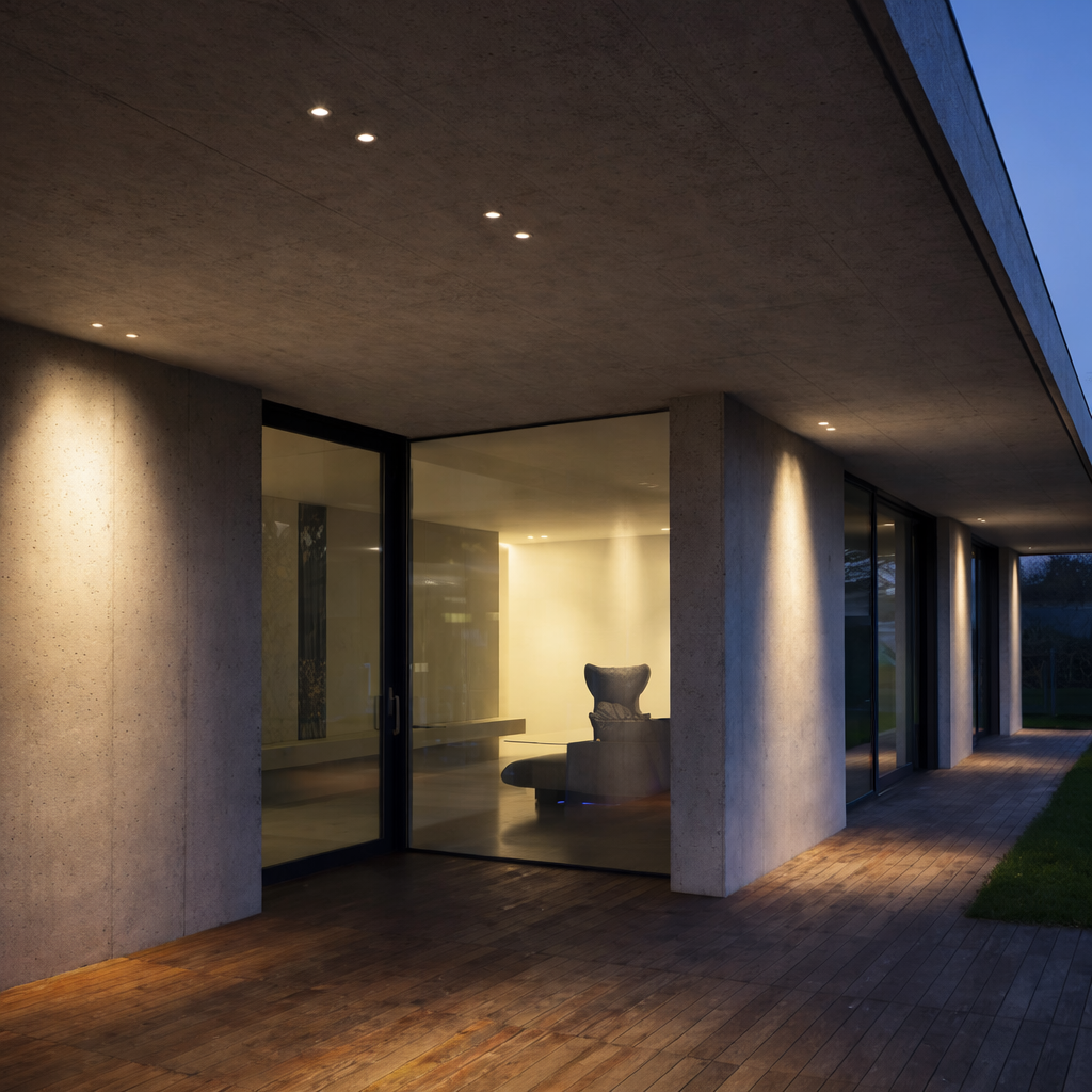 Application image of the recessed mini spotlight 