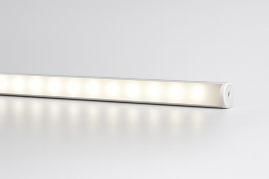 Mounted aluminium profile with COB/SMD base lamp