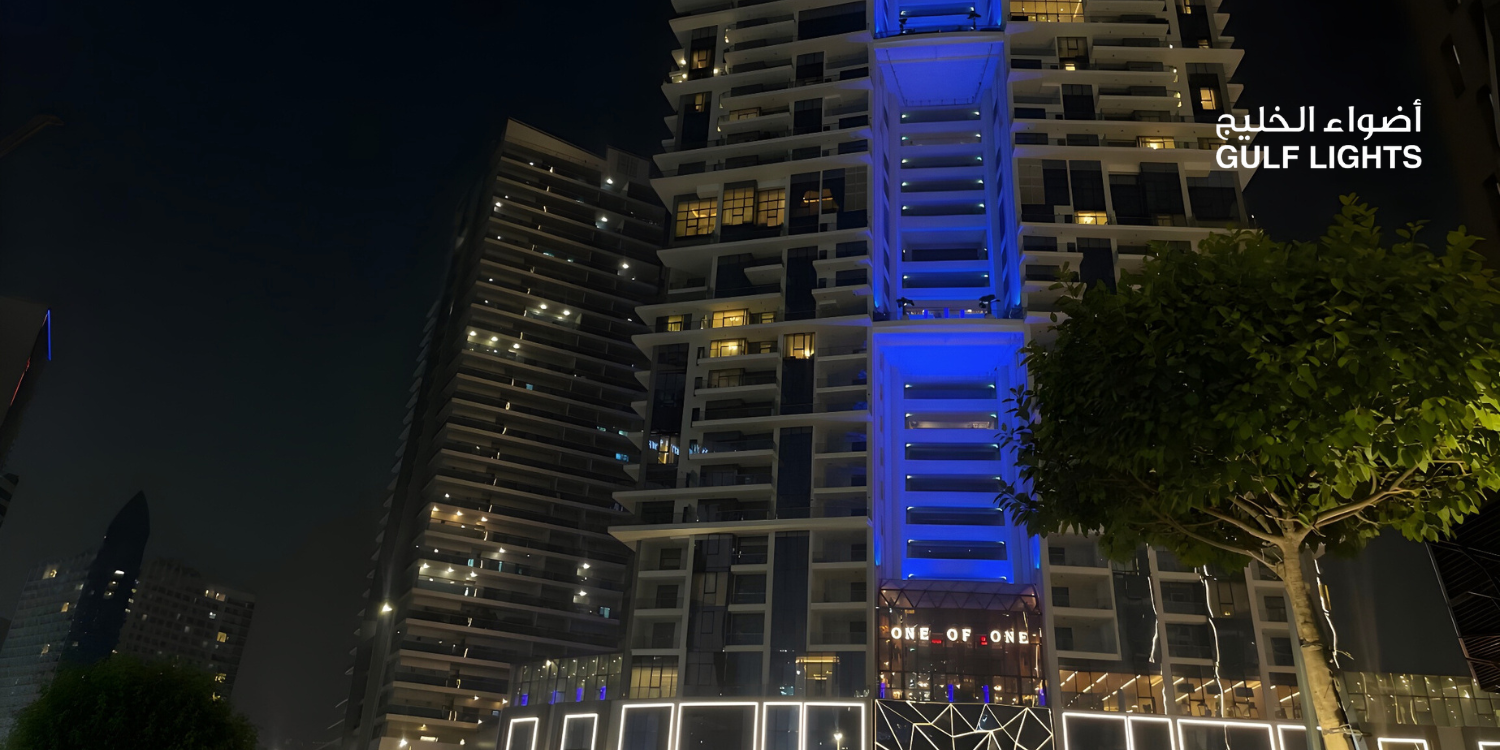 One of One Luxury Residences Lighting at Dubai UAE
