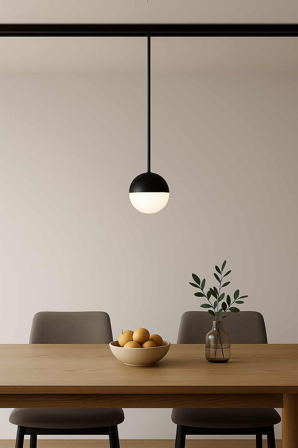 Application image for track pendant light 
