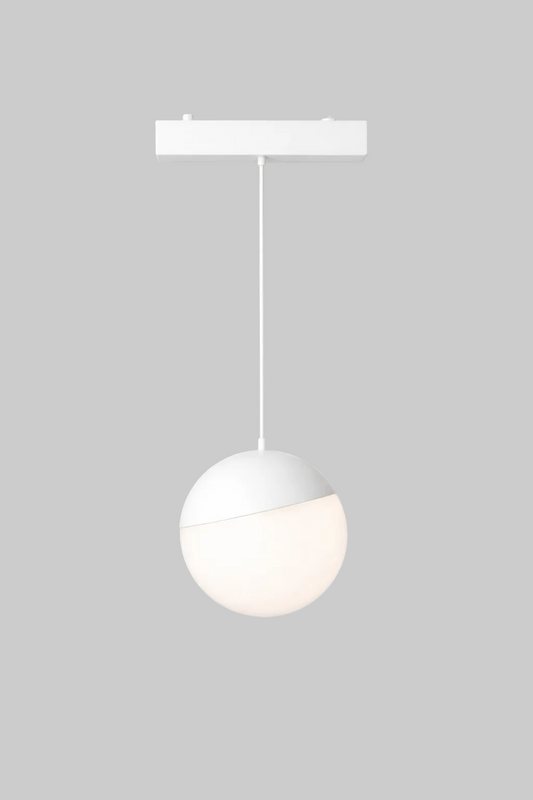 Suspended track light 
Orb suspended track light 