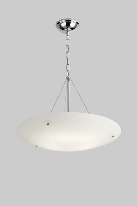 Suspended light fixture with E27 base lamp