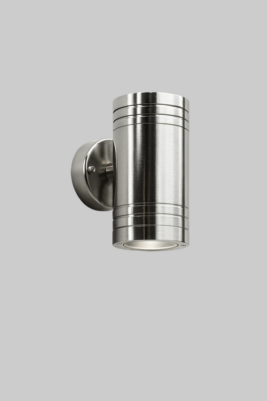 Metallic wall mounted light 
