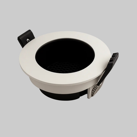 White recessed spotlight frame