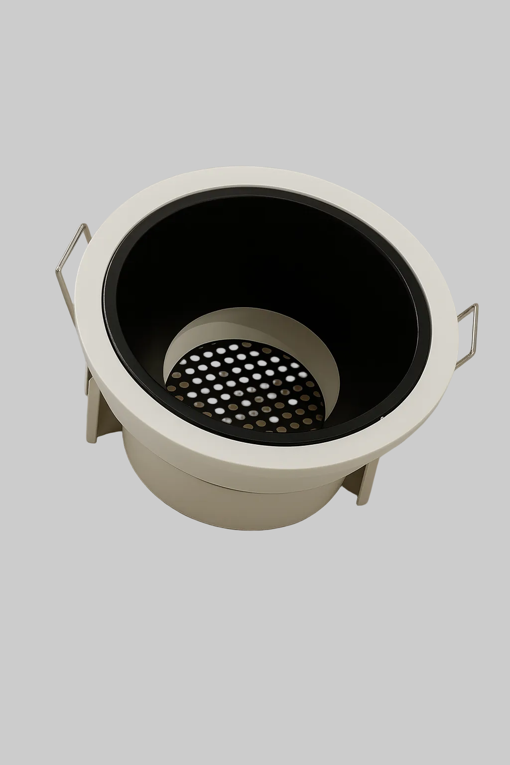 Round recessed MR16base spotlight frame 