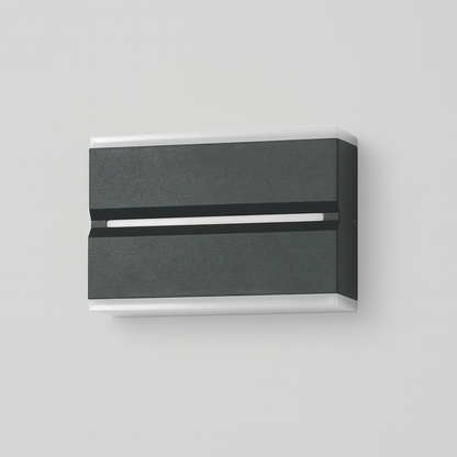 Modern wall-mounted light fixture with COB/SMD base lamp
