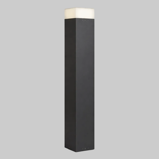 Black bollard fixture 
