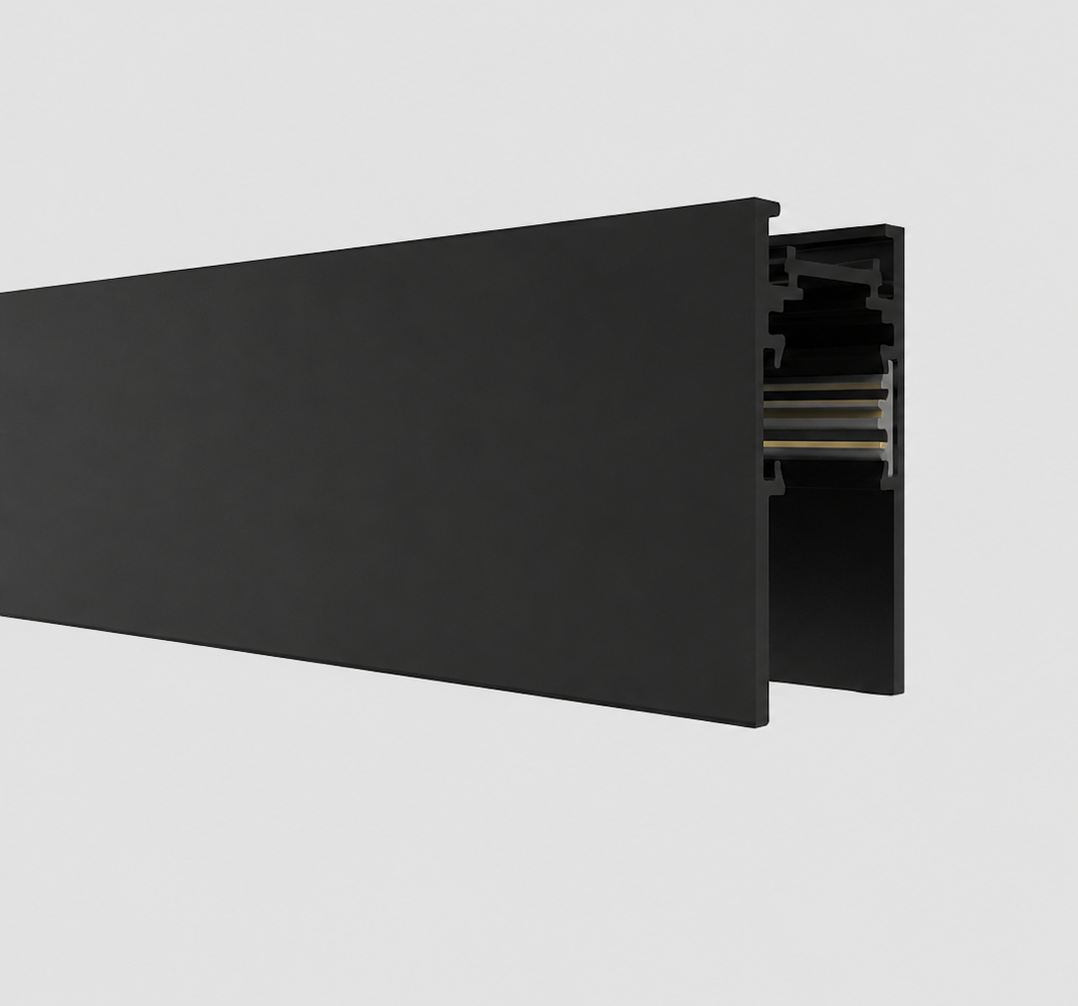 Mounted pre-bury magnetic track for the track light