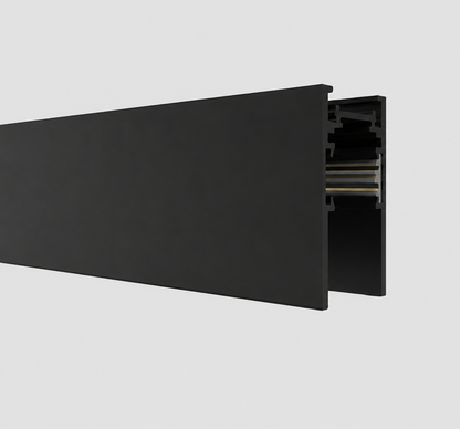 Mounted pre-bury magnetic track for the track light
