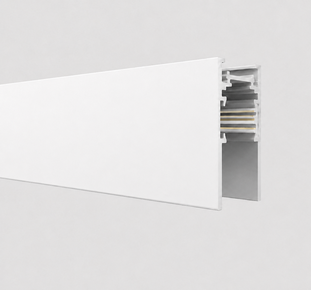 Mounted pre-bury magnetic track for the track light