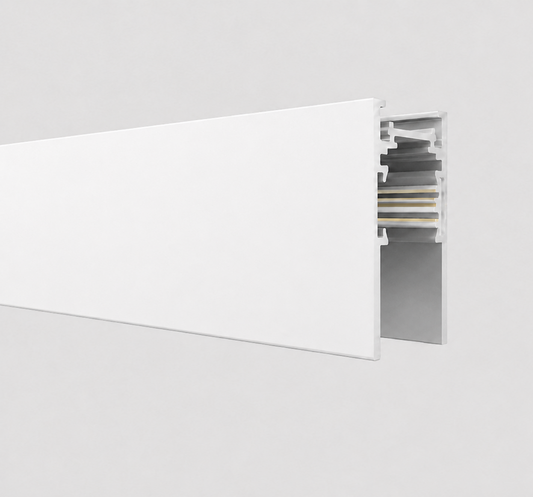 Mounted pre-bury magnetic track for the track light