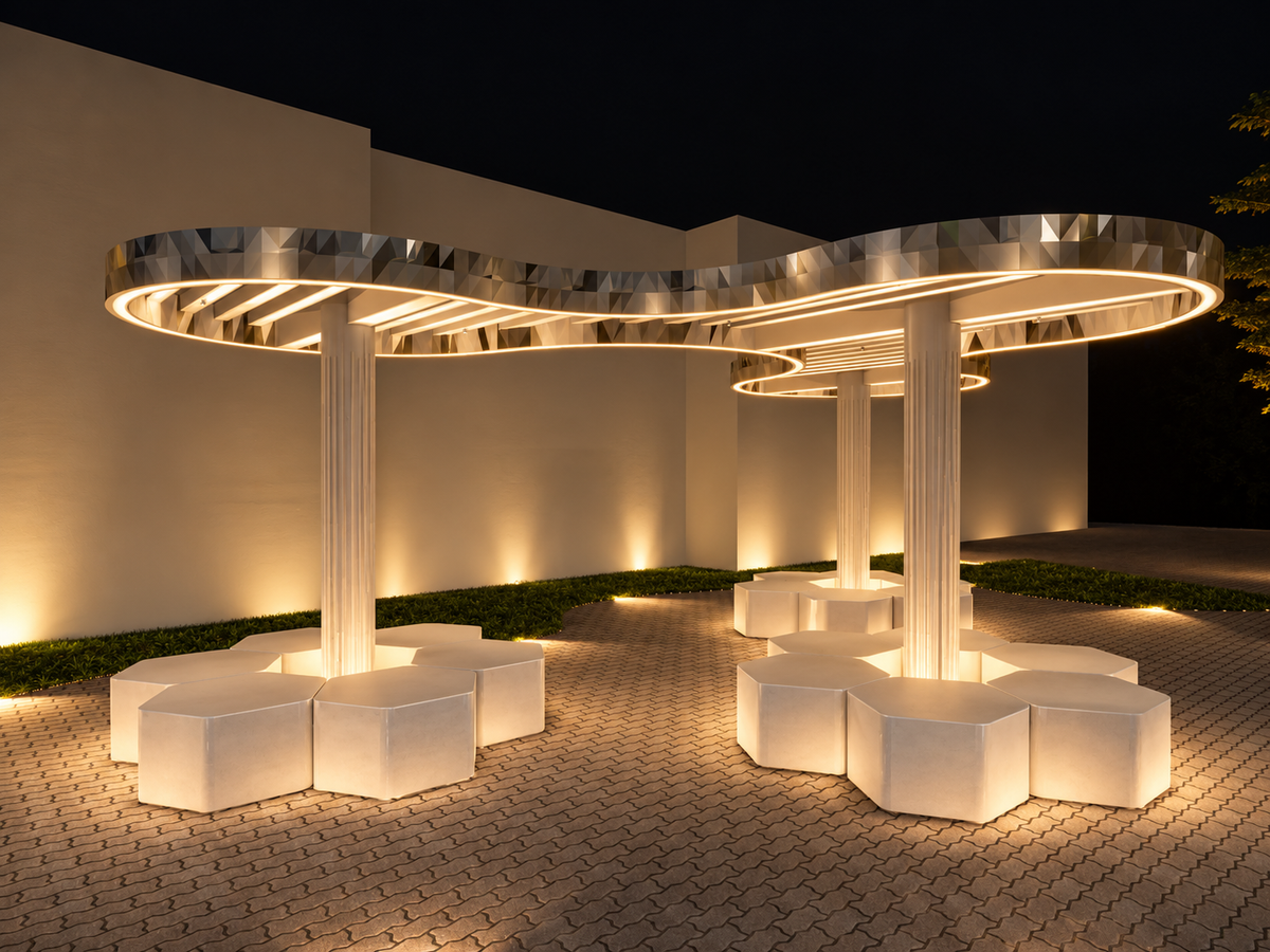 Rashid hospital lighting in Dubai, UAE