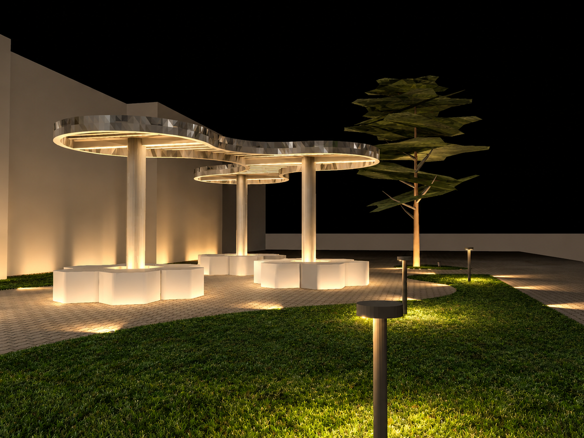 Rashid hospital lighting in Dubai, UAE