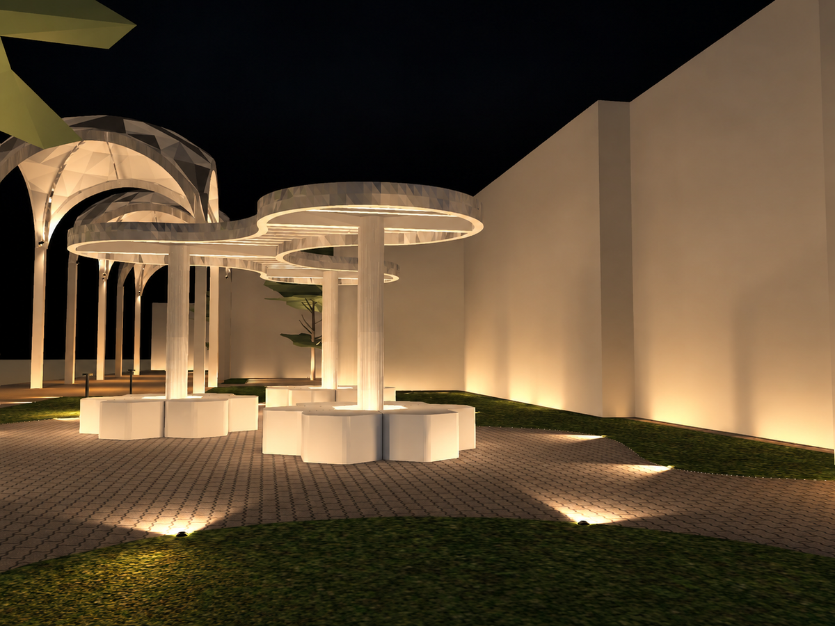 Rashid hospital lighting in Dubai, UAE