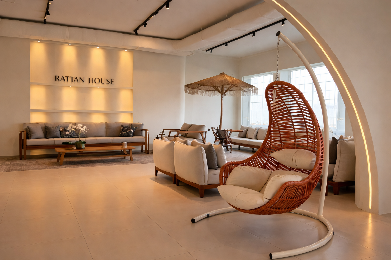 Rattan House Lighting at Dubai, UAE
