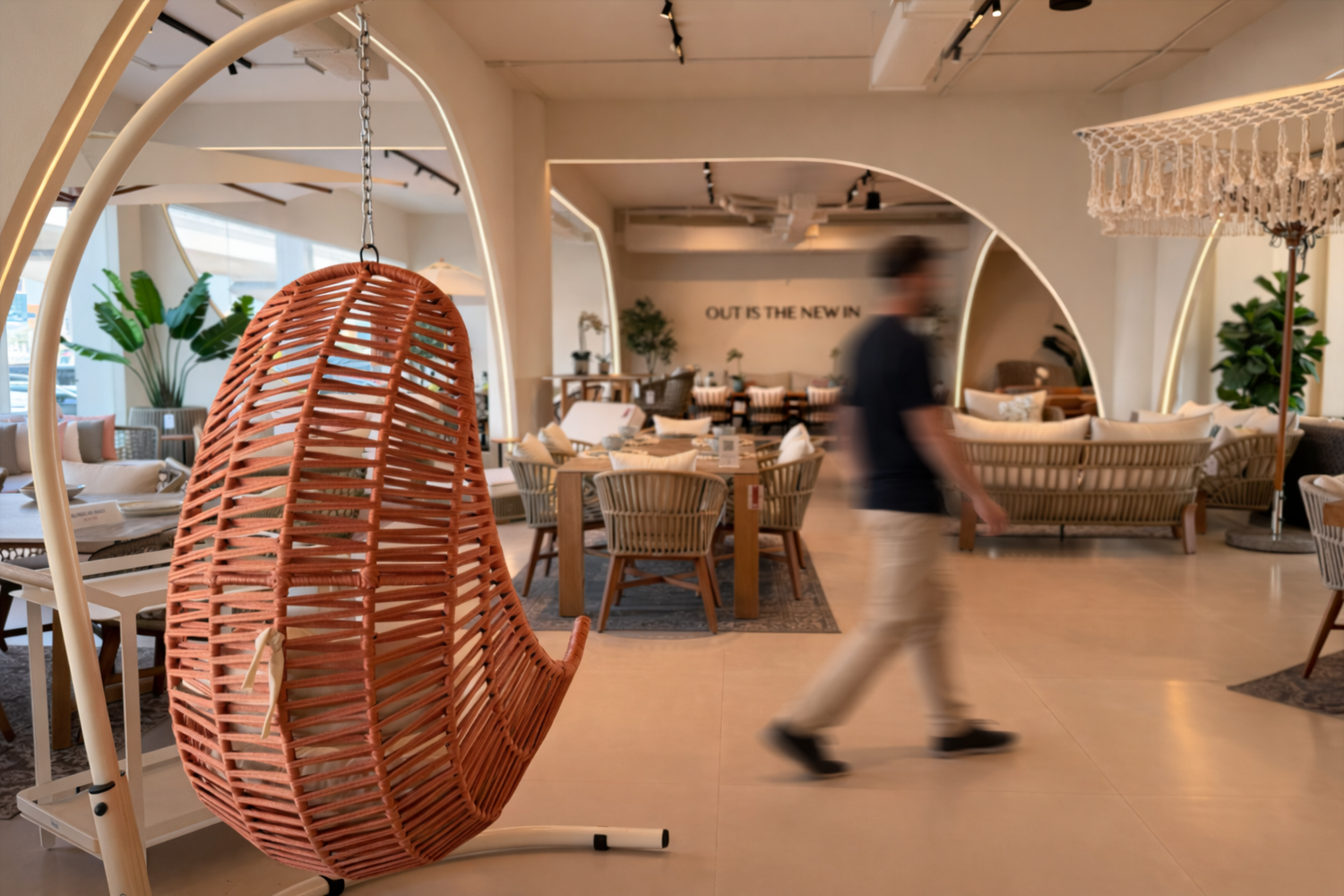 Rattan House Lighting at Dubai, UAE