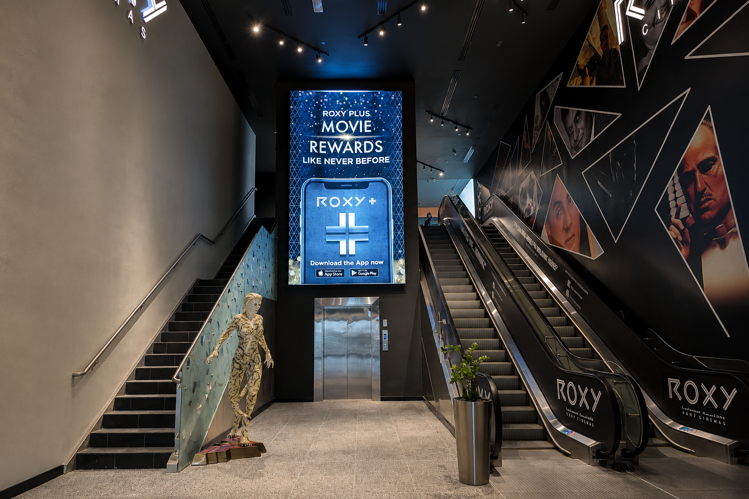 Roxy Cinema Lighting at Dubai, UAE