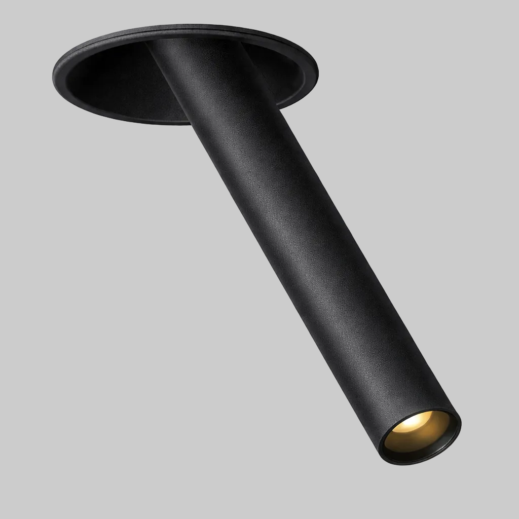 Black Recessed ceiling light fixture