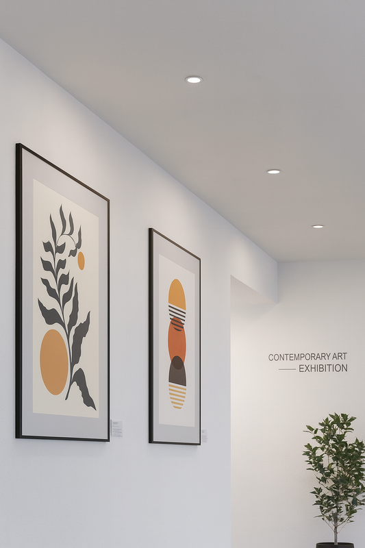 Application image for the recessed spotlight frame