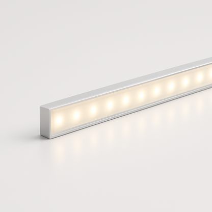 Mounted aluminium profile with COB/SMD base lamp