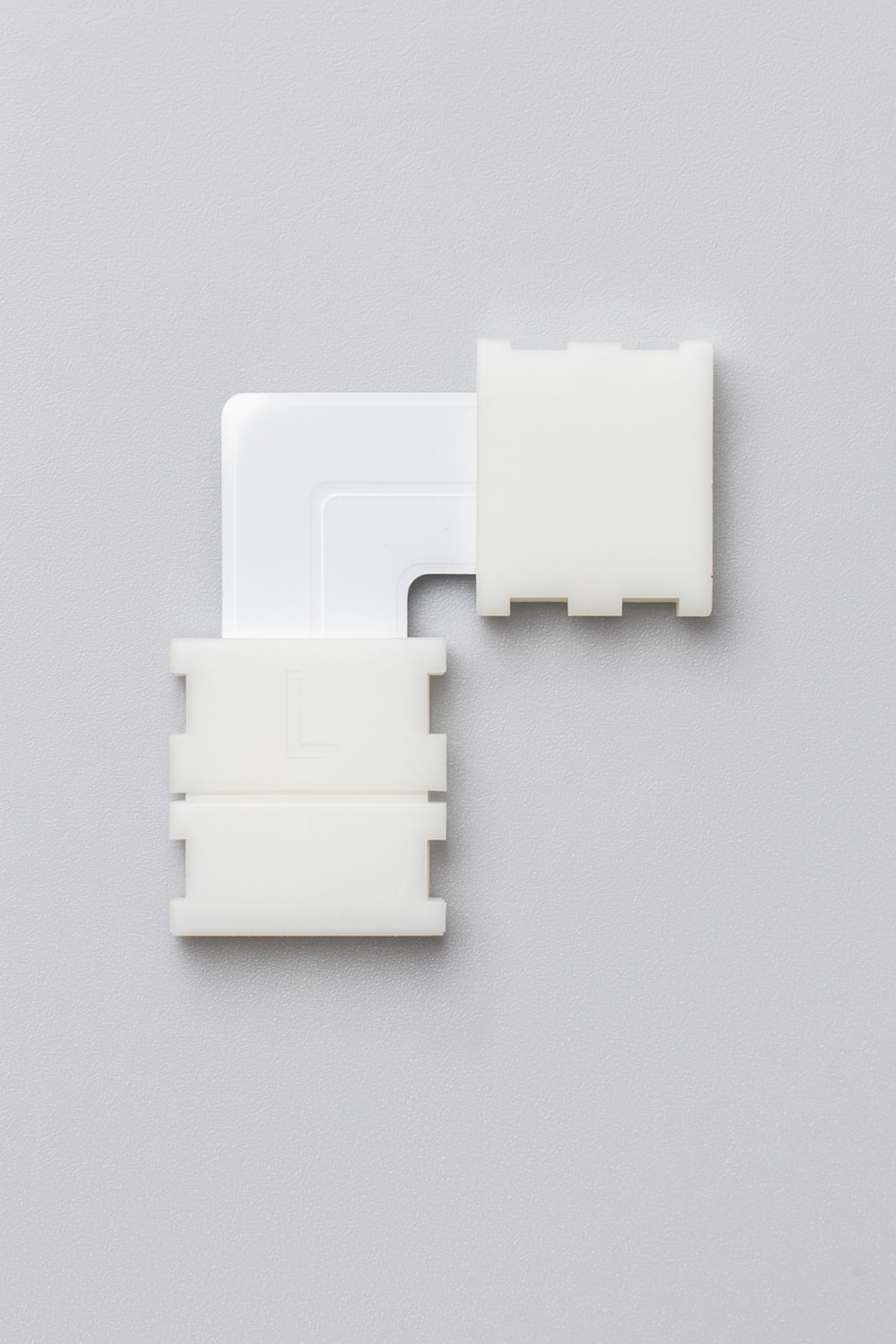 Strip to strip L joint connector with COB/SMD base lamp holder