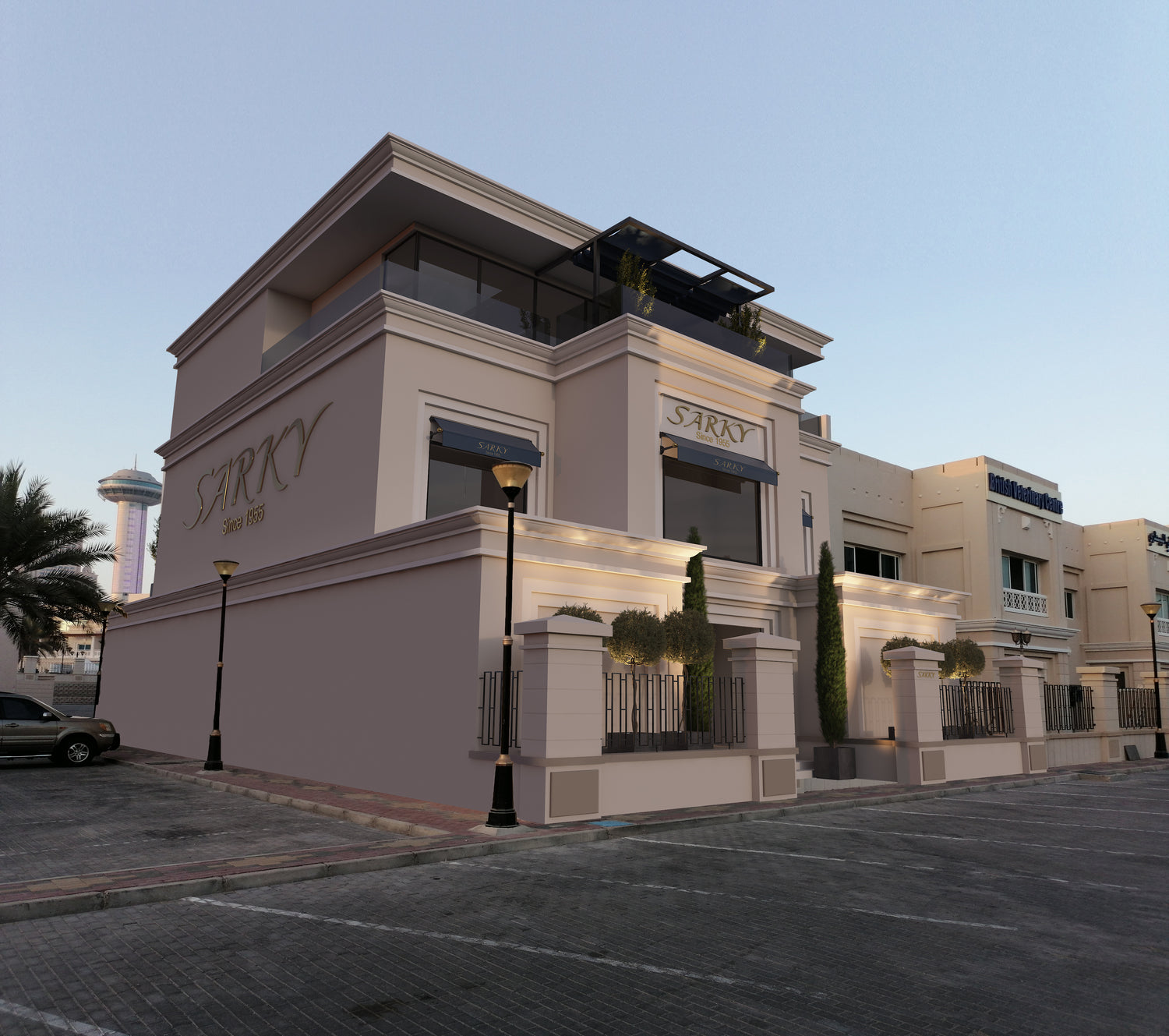 Sarky Jewelry Lighting at Abu Dhabi UAE