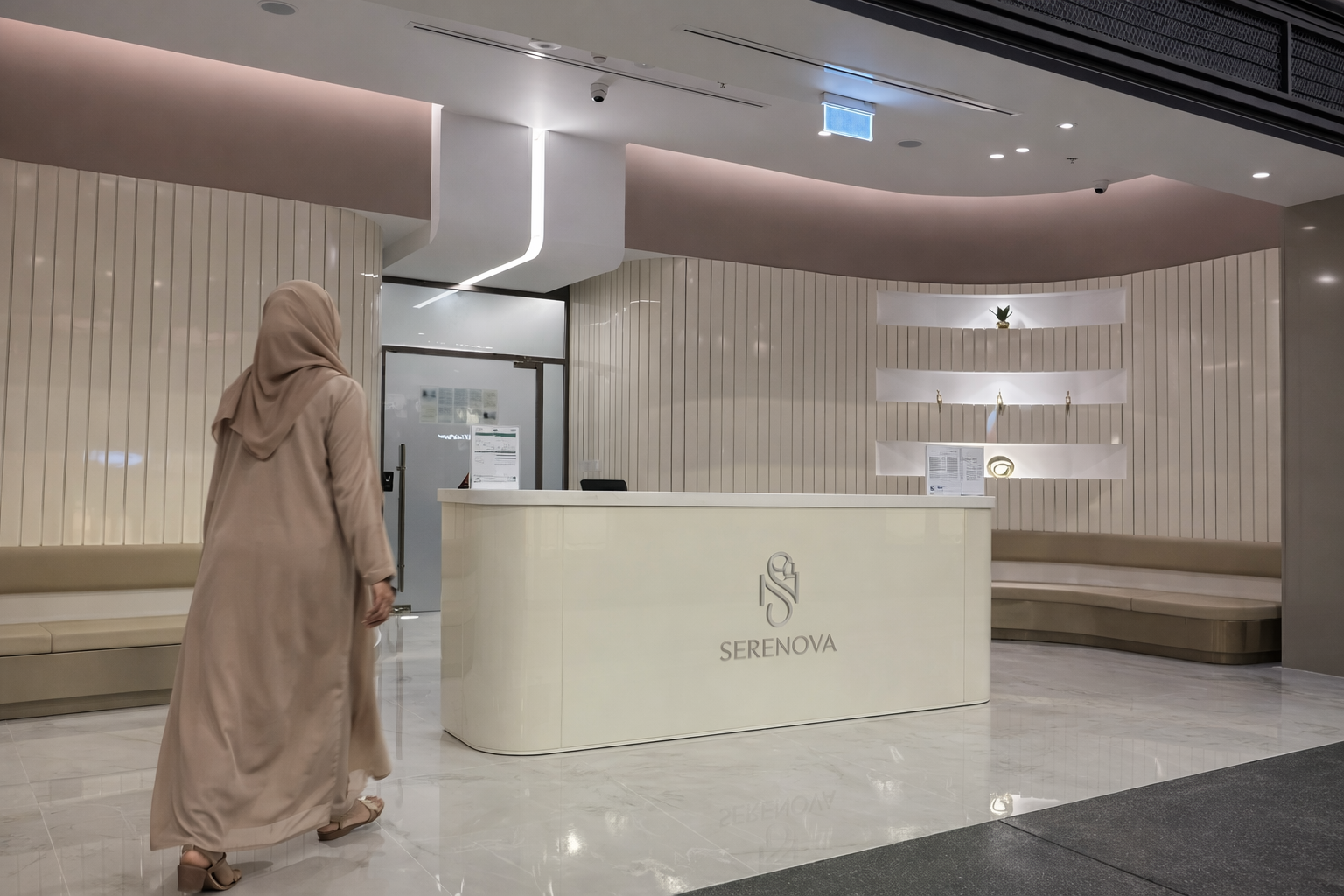 Serenova_Polyclinic Lighting at Dubai UAE