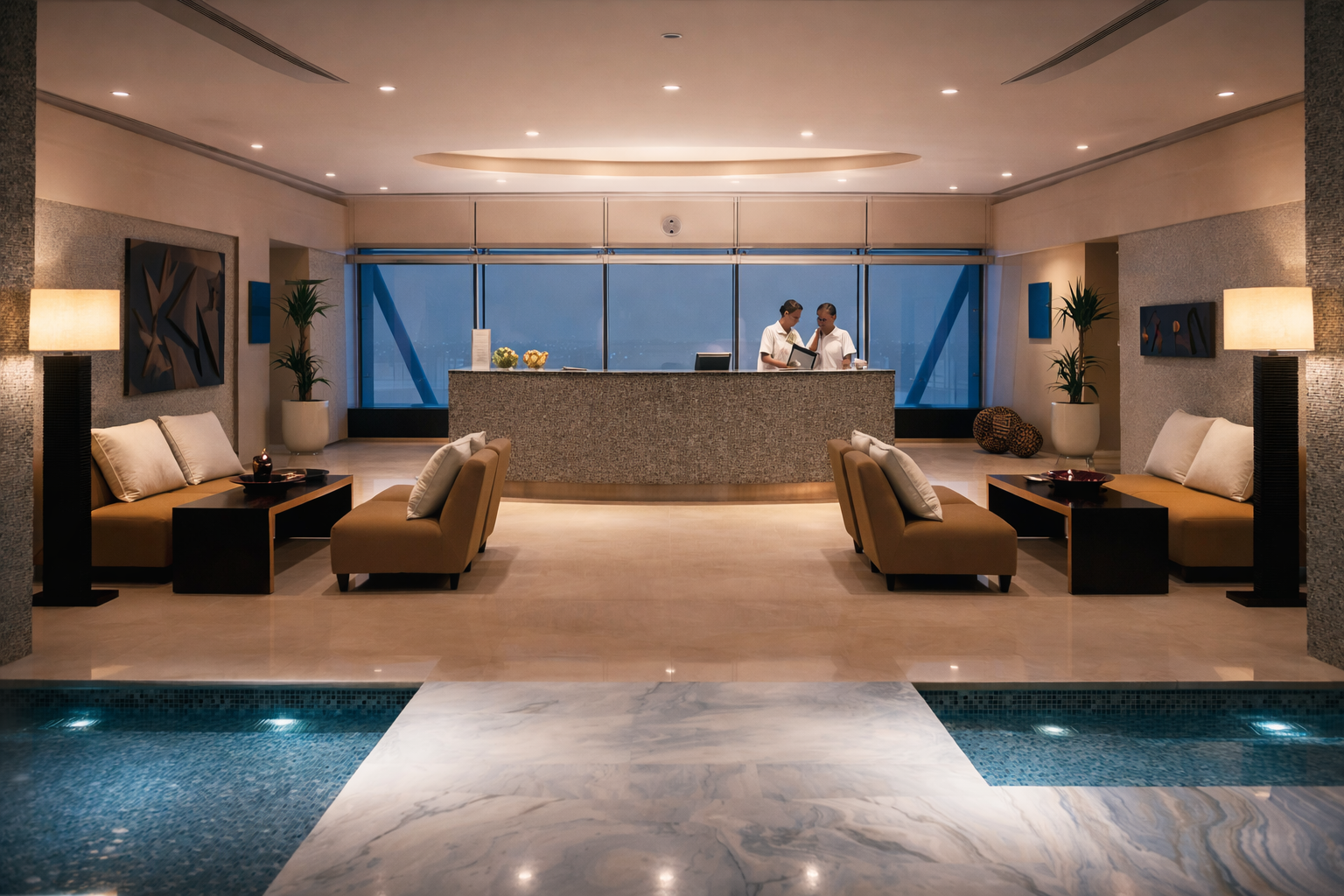 Shangri La Lighting at Dubail UAE