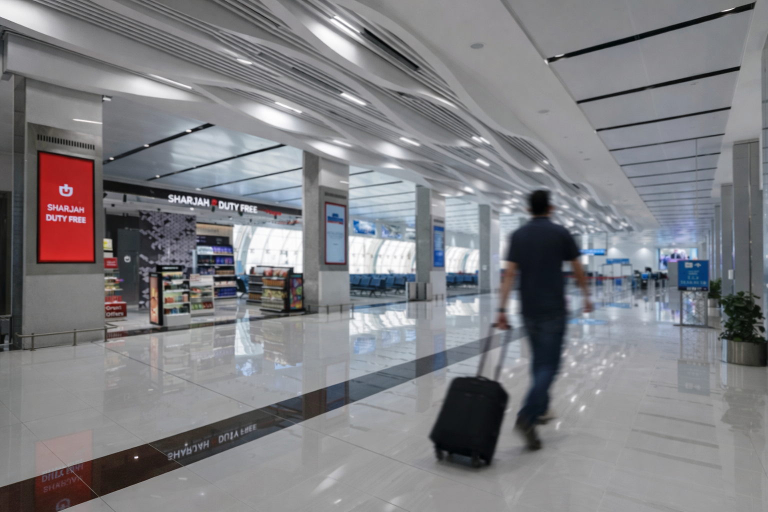 Sharjah Airport Lighting Design at Sharjah UAE
