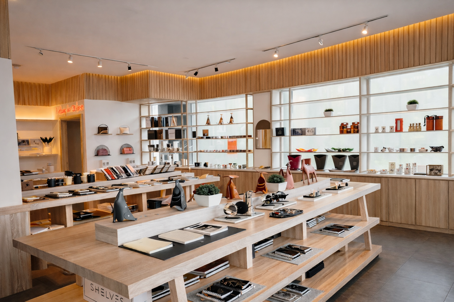 Shelves Cafe Lighting at Sharjah UAE