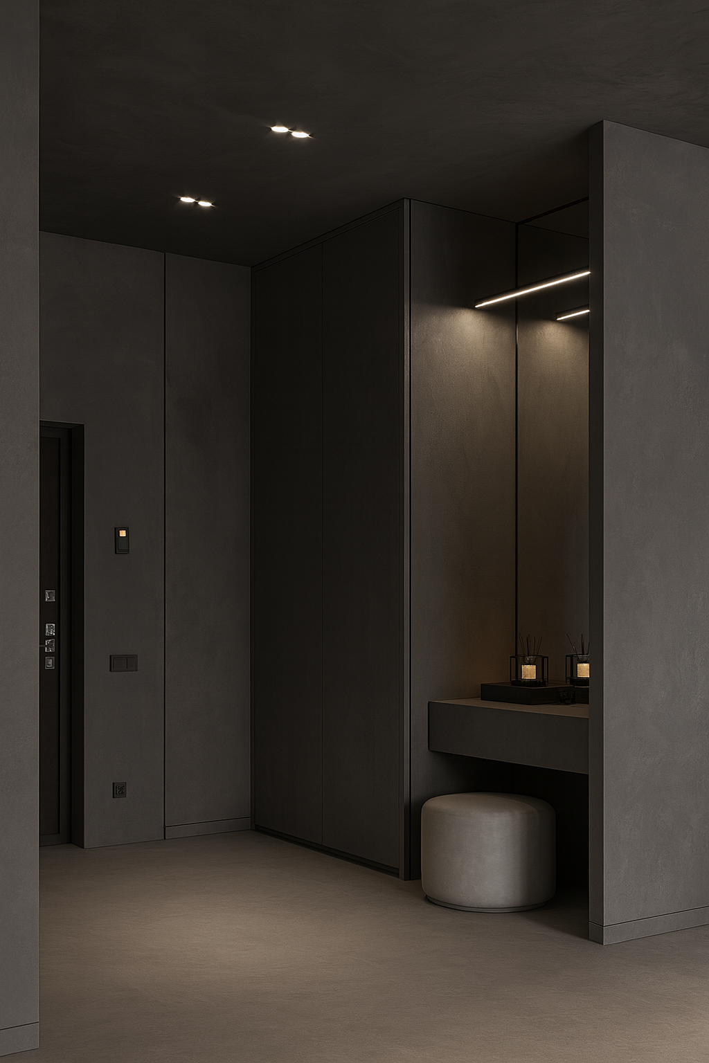 Application image for the deep recessed trimless spot light 
