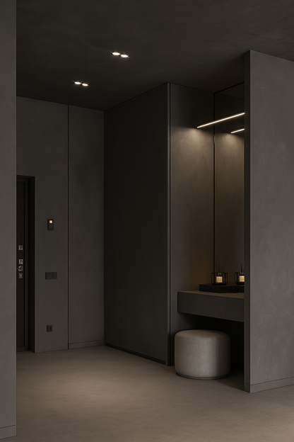 Application image for the deep recessed trimless spot light 